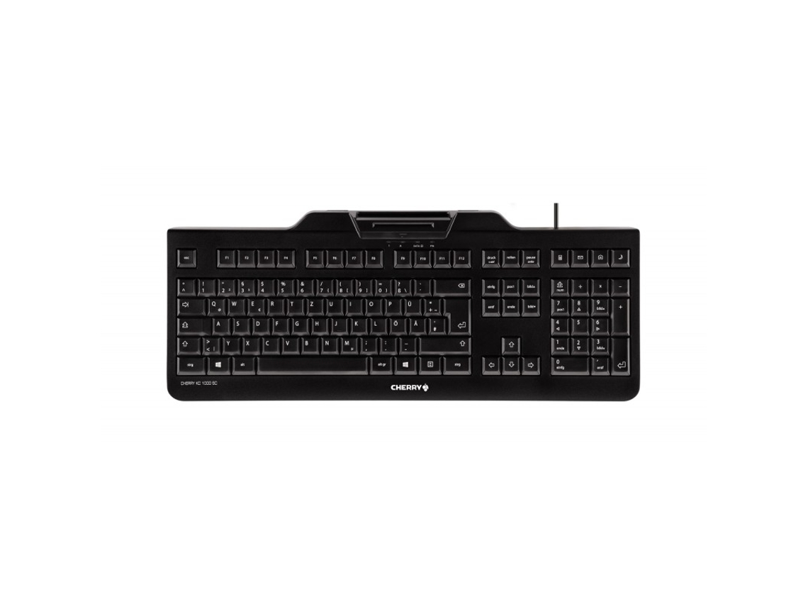 Teclado USB Cherry Kc 1000 Sc QWERTY Español Negro Jk A0100es 2vayotoy