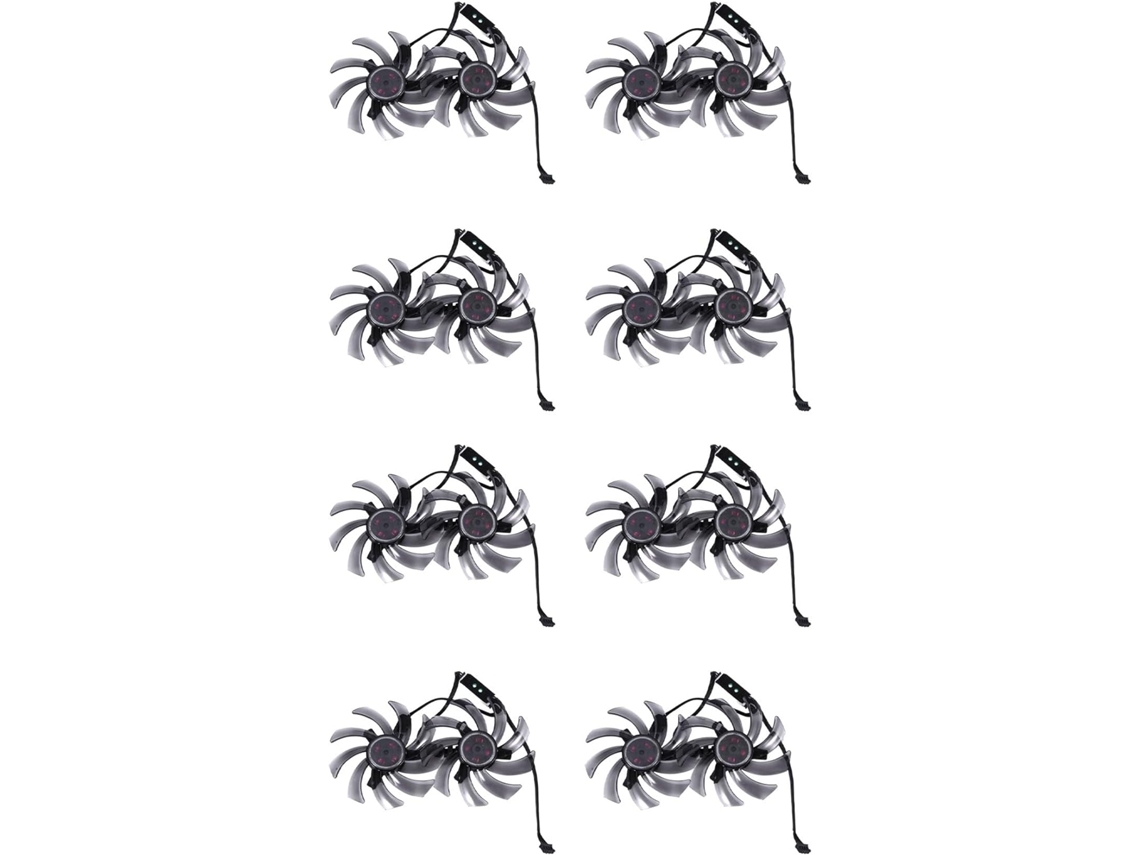 16 Ventiladores De Refrigeración Para Tarjeta Gráfica De 87 Mm Fdc10h12s9-c (reemplazo Del Disipador)