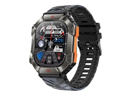 Reloj inteligente militar para exteriores para hombre, relojes deportivos de altitud y aire, GPS, seguimiento de movimiento, brújula, llamada Bluet...