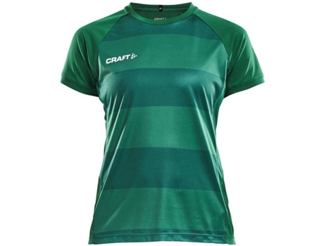 Camiseta de Mujer para Fútbol CRAFT Progress Graphic Rojo Verde (XS)