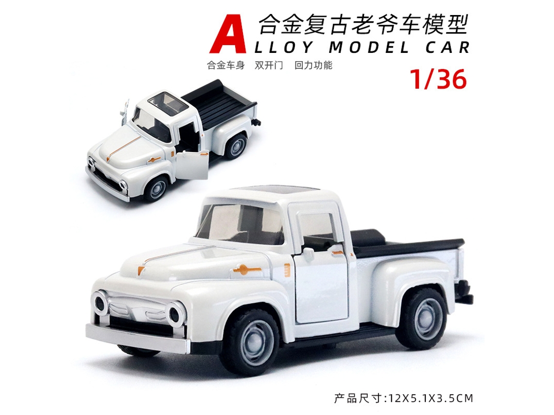 Modelo De Coche De Metal Fundido A Escala 1/36, Figura De Coche De Juguete, Regalo Para Niños