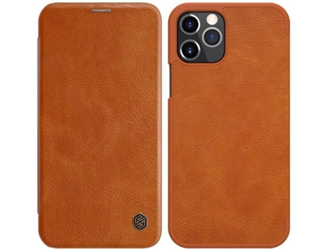 Carcasa iPhone 12«12 Pro NILLKIN Marrón