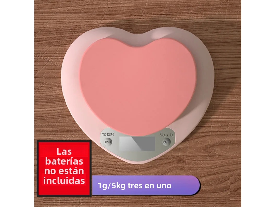 Báscula De Cocina Electrónica Multifuncional (5 Kg, 1 G) Con Pantalla Lcd