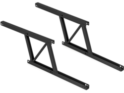 EMUCA Set Mecanismo Elevador Para Mesa De Centro- Permite Elevar La Mesa 135Mm- Acero- Pintado Negro