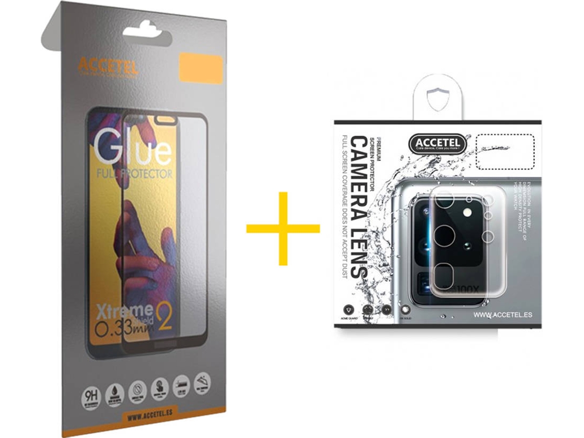 Protector Cristal Temperado Samsung Galaxy M12 ACCETEL Full (Transparente)