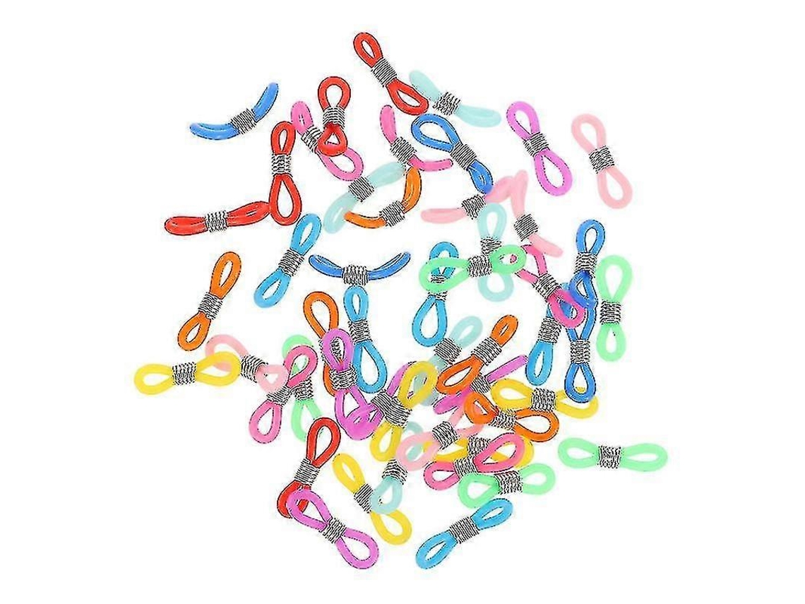 50 piezas de silicona antideslizante para gafas, ganchos para las orejas, accesorios para gafas Rosewell