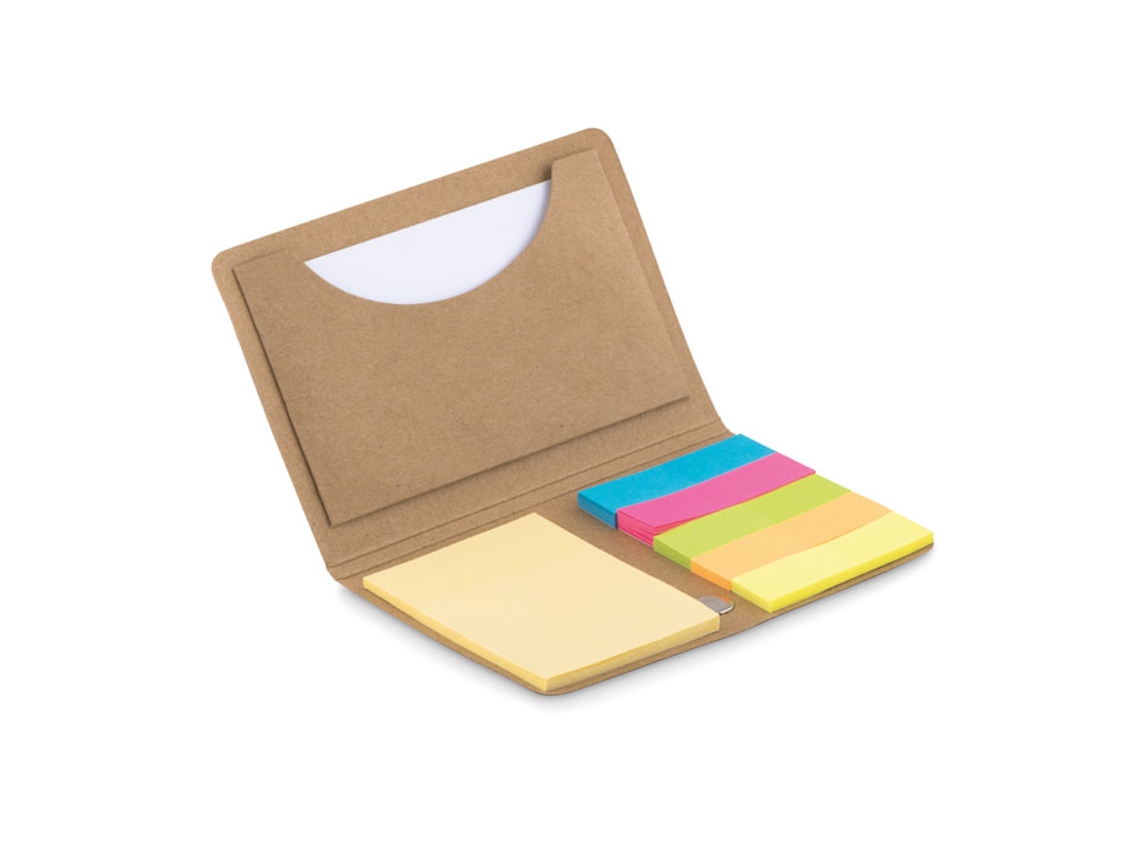 Tarjetero Con Notas Adhesivas