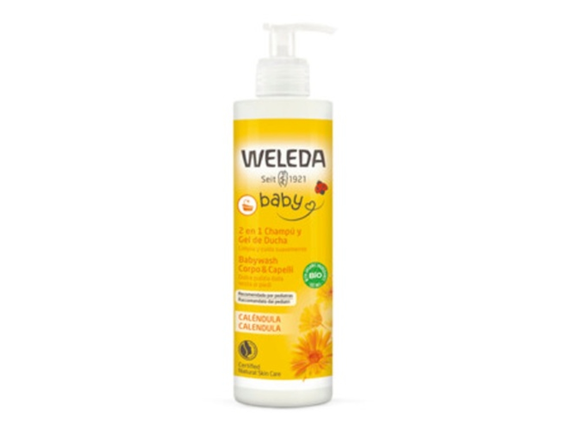 Champú de bebé, gel de ducha de caléndula 400 ml Weleda