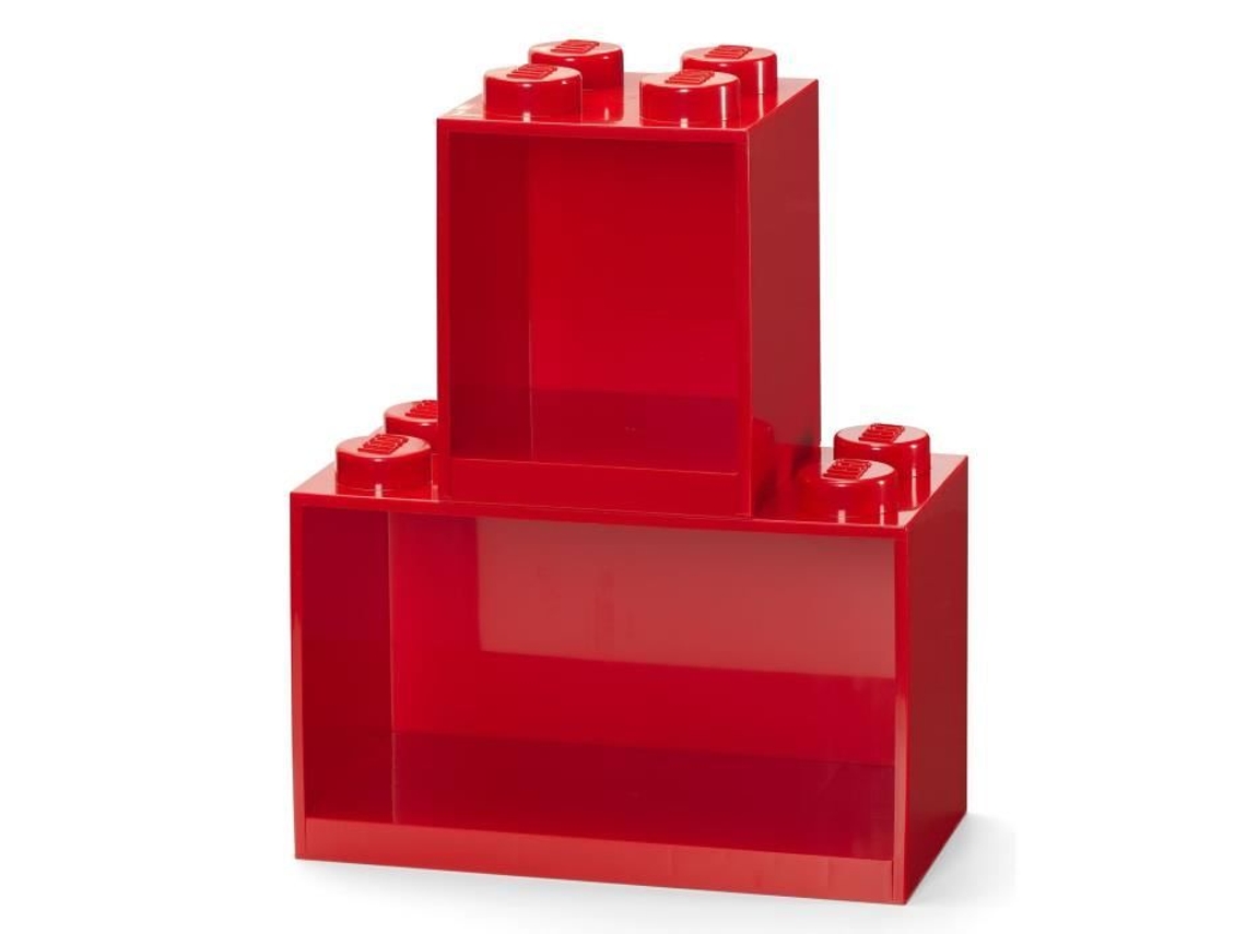 Caja de almacenamiento Lego roja, 31,8 x 16 x 21 cm, polipropileno, unisex
