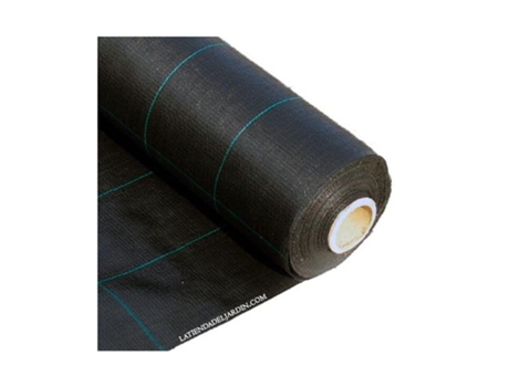 Malla Antihierbas negra 2 x 100 m, 105 gr/m2