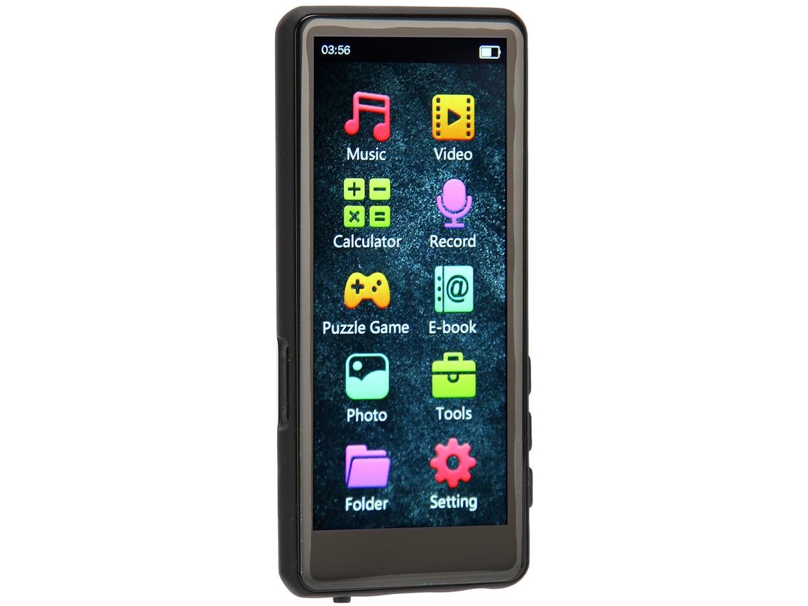 Reproductor MP4 Bluetooth YIZHOOD M9 3.5Inch HiFi sonido sin pérdidas 864GB (Negro)
