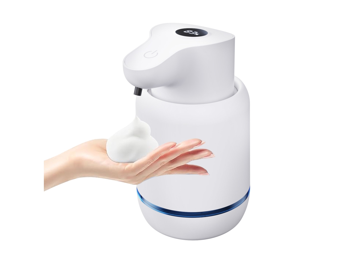 Dispensador automático de jabón en espuma sin contacto, recargable por USB, con cuatro velocidades ajustables, MDUG (tipo espuma)