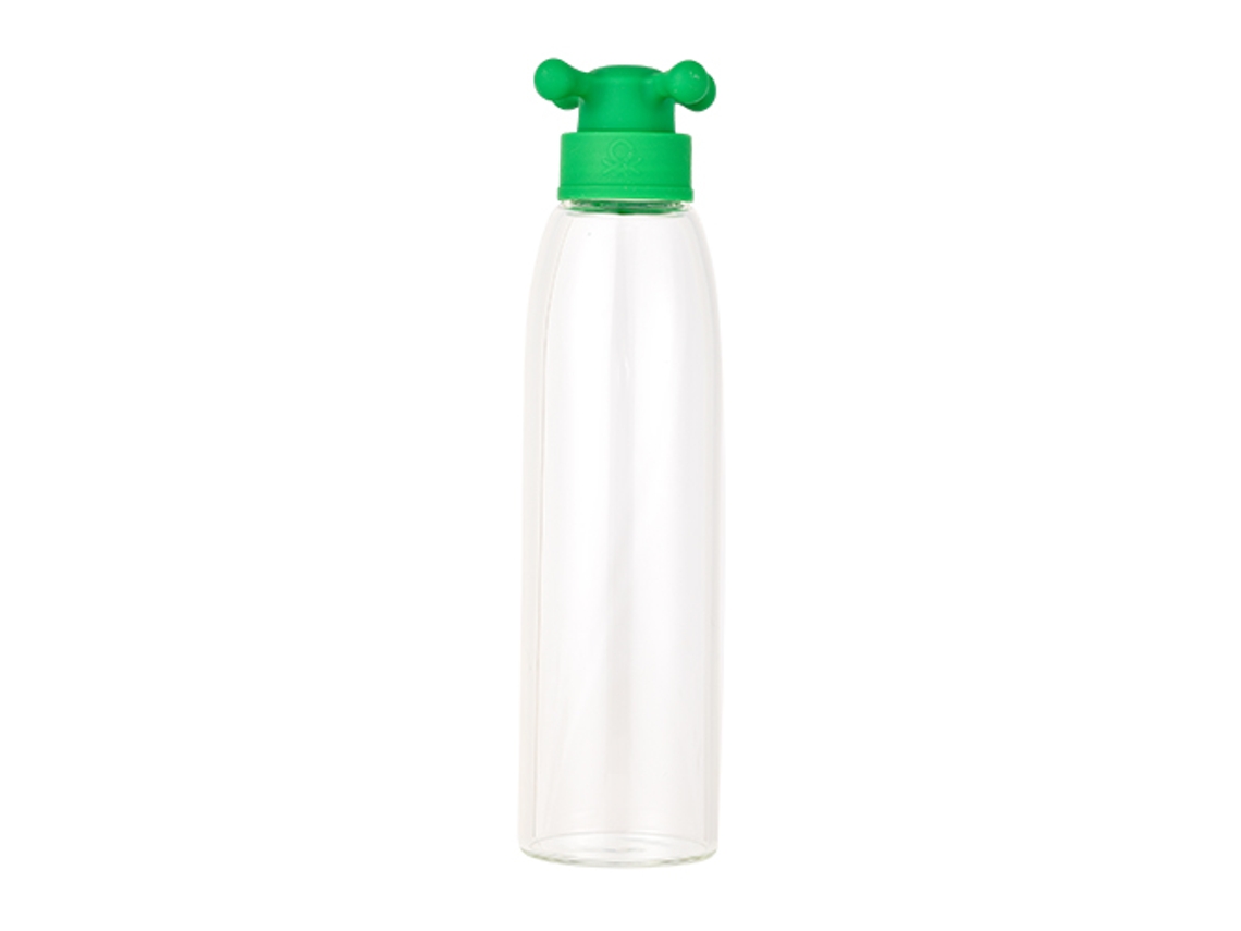 Botella de agua con tapa verde de grifo 500ML Rainbow BENETTON