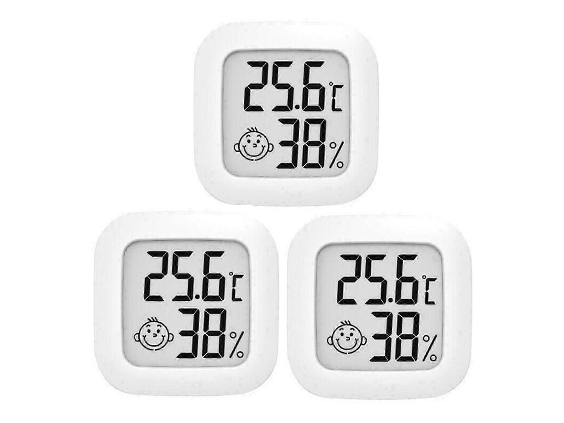 3 minitermohigrómetros digitales para medir la temperatura Nostalgia88