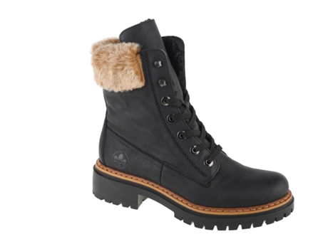 Zapatos RIEKER Mujer (Cuero Sintético - Negro - 38)