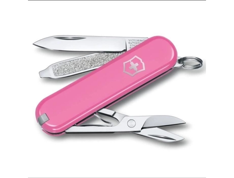 VICTORINOX Classic SD Navaja Suiza Cherry Blossom 58 mm 7 Funciones