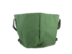 Bolsa de lona impermeable reutilizable para residuos de jardín, hojas, basura y almacenamiento portátil.