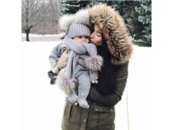 Urbannova-bufanda De Punto Acanalada De Lana Cálida De Invierno Para Bebé Con Bolas De Pompones - Calentador De Cuello De Invierno Para Bebés Y Recién Nacidos