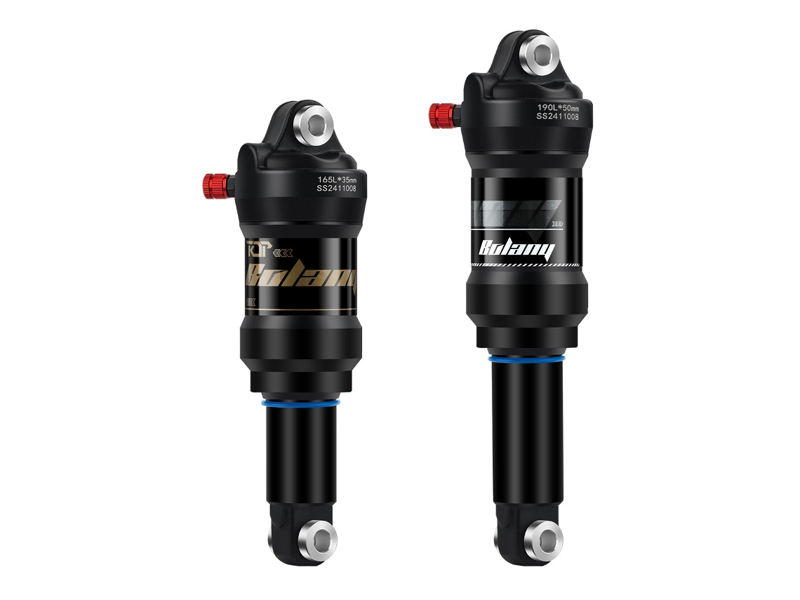 Amortiguador de aire Meroca Mtb de 165 mm/190 mm, de aleación de metal, para bicicleta plegable Vayotoy