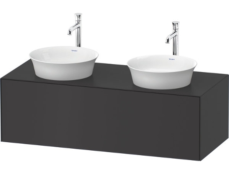 DURAVIT Tulip blanco, mueble de pared, ancho 1300 x fondo 550mm, con 1x extraíble, con tecnología tip-on, WT4978B