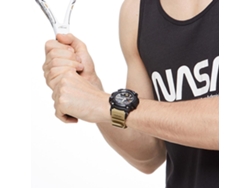 Reloj Deportivo Analógico-digital De Doble Esfera Para Hombre Con Pantalla Luminosa, Resistente Al Agua Hasta 50 Metros.