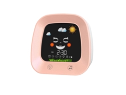 Despertador Infantil Digital Com Brilho Ajustável E Sons Para Treinamento Do Sono.