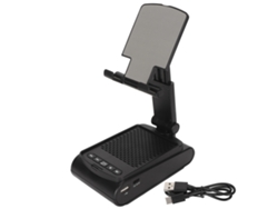 Altavoz Bluetooth (con Banco De Energía, Rotatorio, Ajustable En Altura, Plegable) Soporte Para Teléfonos