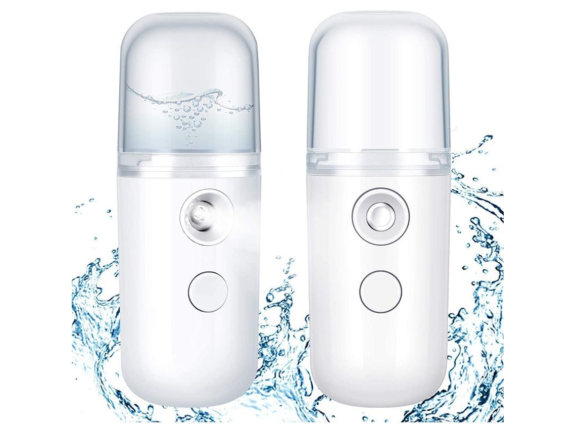 2 Unidades De Mister Facial Nano De 30 Ml, Mini Nebulizador Usb Portátil Para Hidratación De La Piel.