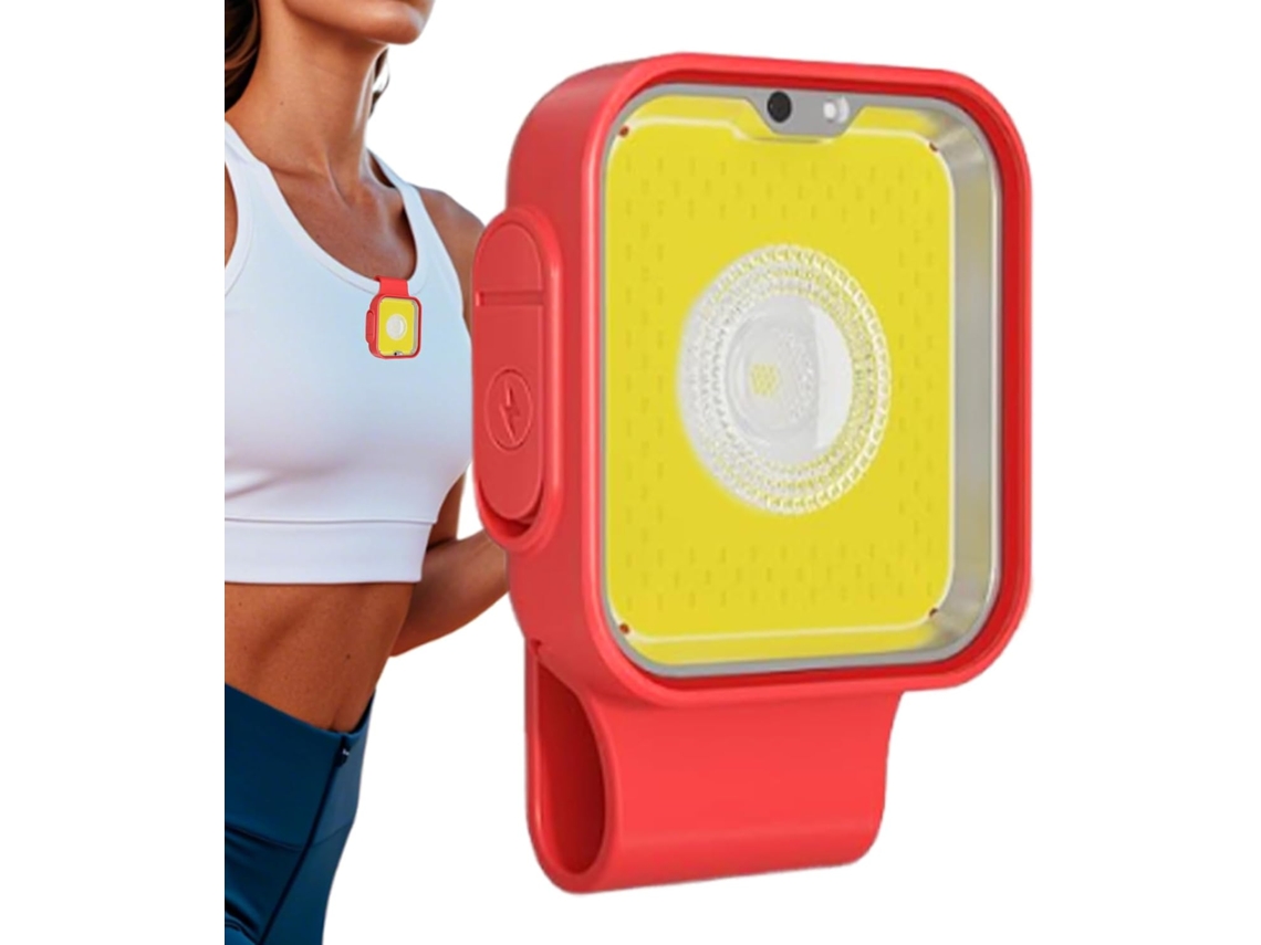 Linterna Para Correr, Luz De Seguridad Led Recargable Por Usb, Herramienta De Visibilidad Para Aventuras Al Ai