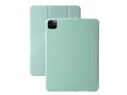 Capa Para Ipad 5/6 2017/2018 9.7 Polegadas Com 3 Dobras,verde Menta