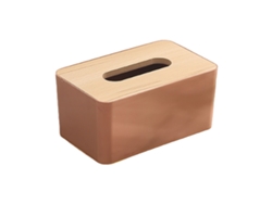 VVJIJILLY Capa De Madeira Para Caixa De Lenços, Suporte Retangular Para Lenços Faciais.