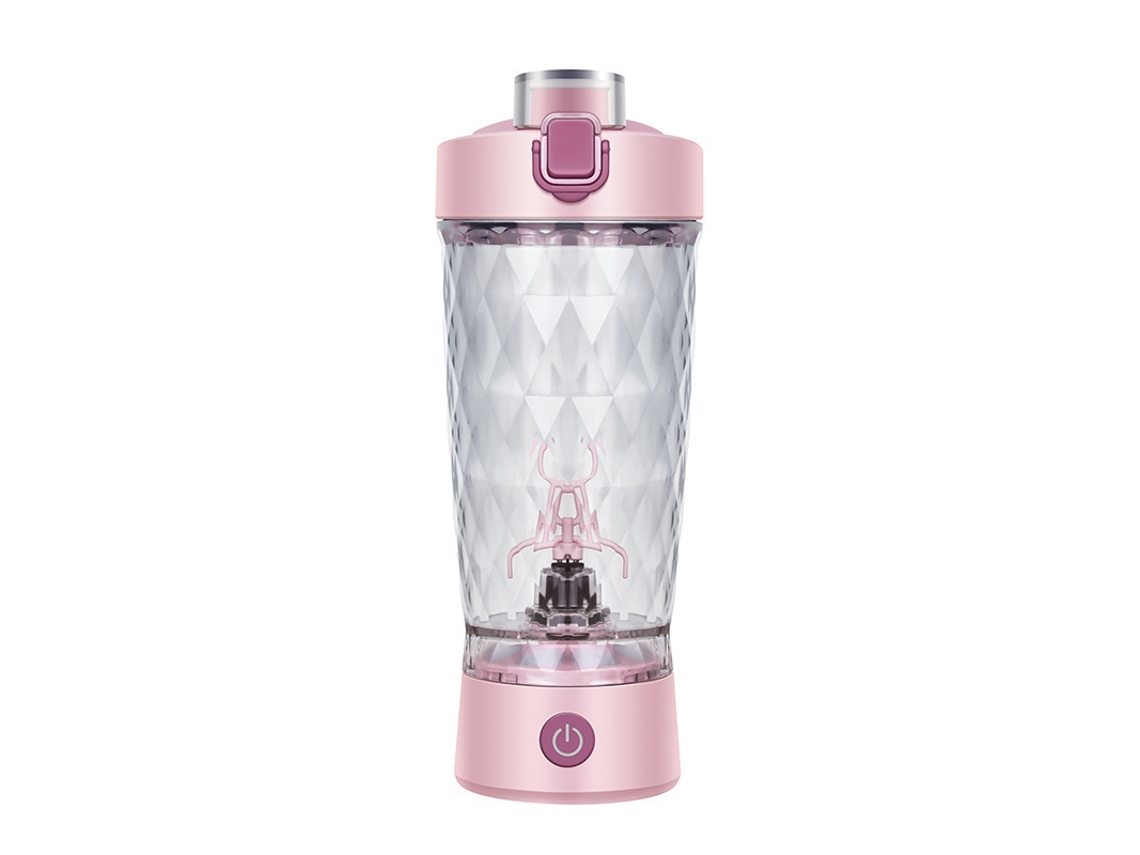 Exprimidor Eifson de 600 ml, vaso mezclador totalmente automático (rosa)