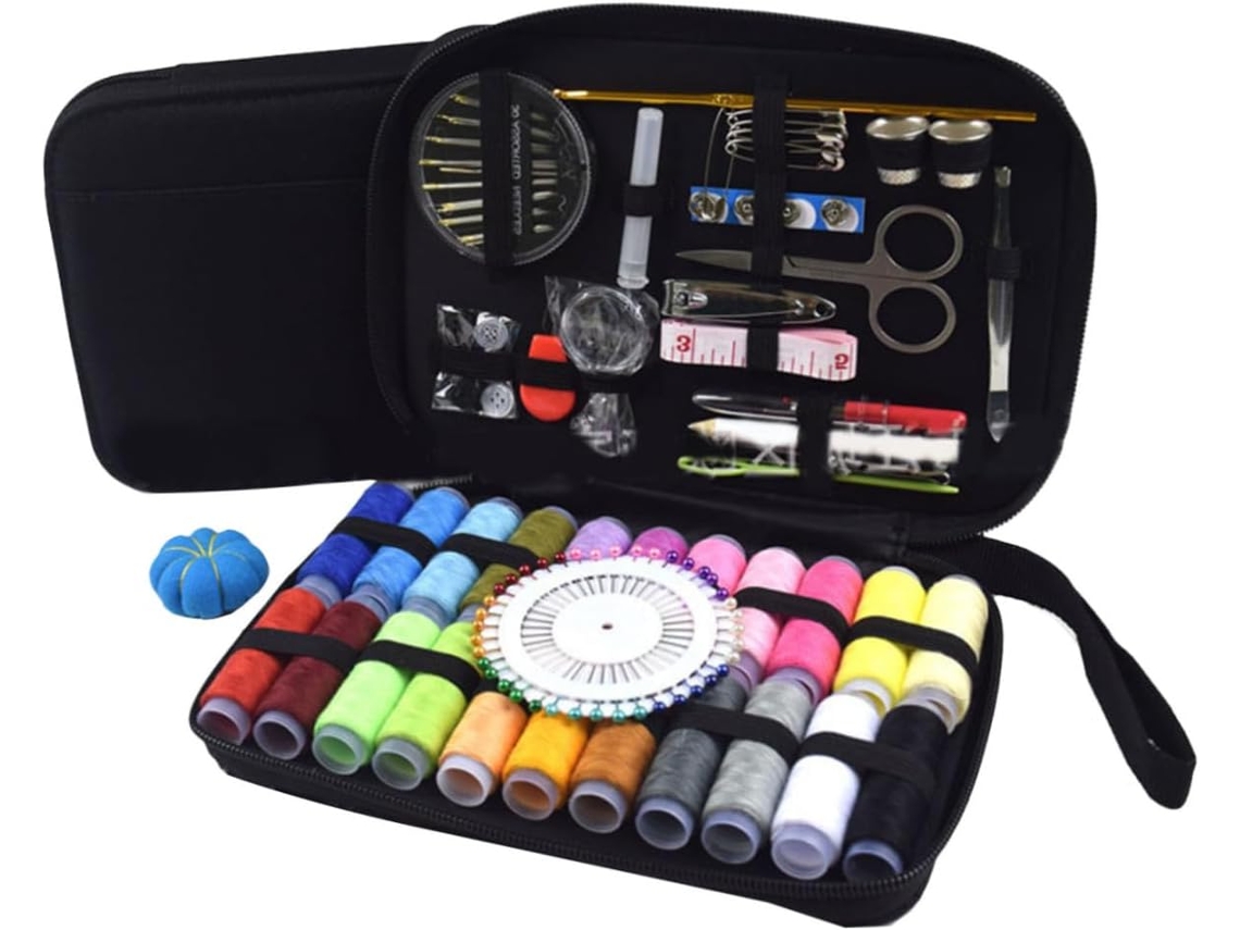 Kit De Costura De 126 Piezas Con Bolsa De Almacenamiento Portátil Y Accesorios Para Manualidades.