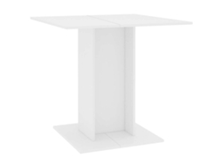 Mesa de comedor exclusiva de madera blanca derivada de Maison