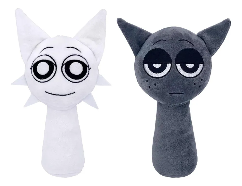 KB 2 piezas de peluche Sprunki, peluche del juego Srunki, Srunki Srunkivayotoy