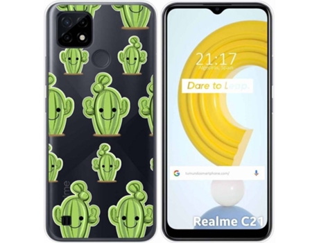 Carcasa Realme C21 TUMUNDOSMARTPHONE Cactus Multicolor