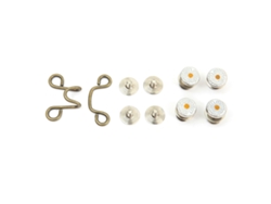 Botão de Cintura para Calças Ajustável Sem Prego Removível de Metal Broche Decorativo
