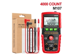 Multímetro Digital Inteligente Aneng M107 4000 Counts Ncv Tester Universal Voltímetro Amperímetro Con Luz De Fondo Linterna