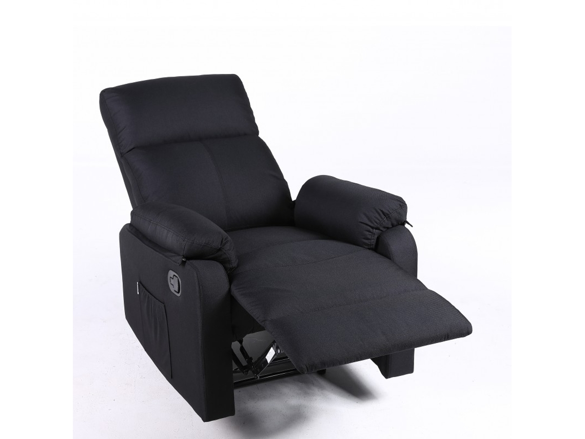 Sillón eléctrico reclinable Ecode® de tela con elevación, calefacción y USB ecológico