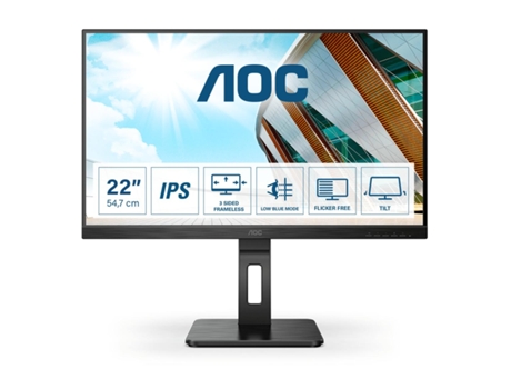 Monitor AOC 22P2DU (21.5" - 75 Hz - 4 ms)