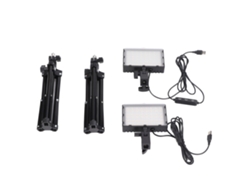 Luz De Relleno Led Ajustable De 6000k Con Trípode Usb Para Videollamadas, Streaming Y Fotografía.