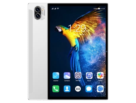 Tablet PRITOM P5 + Teclado Bluetooth + Funda de Cuero + Auriculares + Stylus Pen (10.1'' - 256 GB - 8 GB - Wi-Fi+5G - Blanco)
