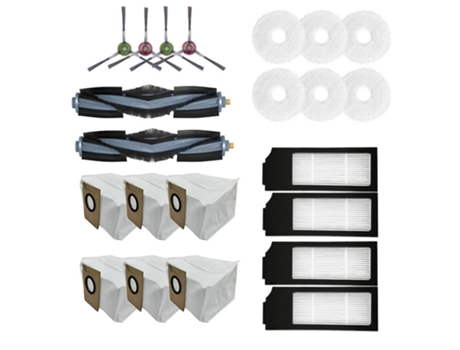 Panos de esfregão com filtro hepa para ecovacs deebot x1 turbo/omni robô
