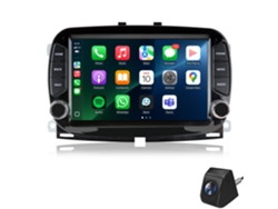 Autorradio Para Fiat 500 2016-2019 Android, 2gb+64gb, Carplay, Gps, Dsp, Rds, Bt, Cam