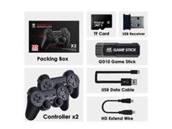 Consola de juegos retro con salida de TV HD, Plug and Play, consola de juegos tipo stick, consolas de videojuegos. GOKOCO