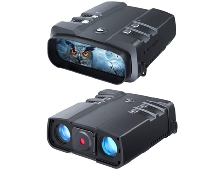Potentes binoculares 10X50 para adultos con visión nocturna con poca luz, ocular grande, binoculares compactos impermeables, color negro YIZHOOD