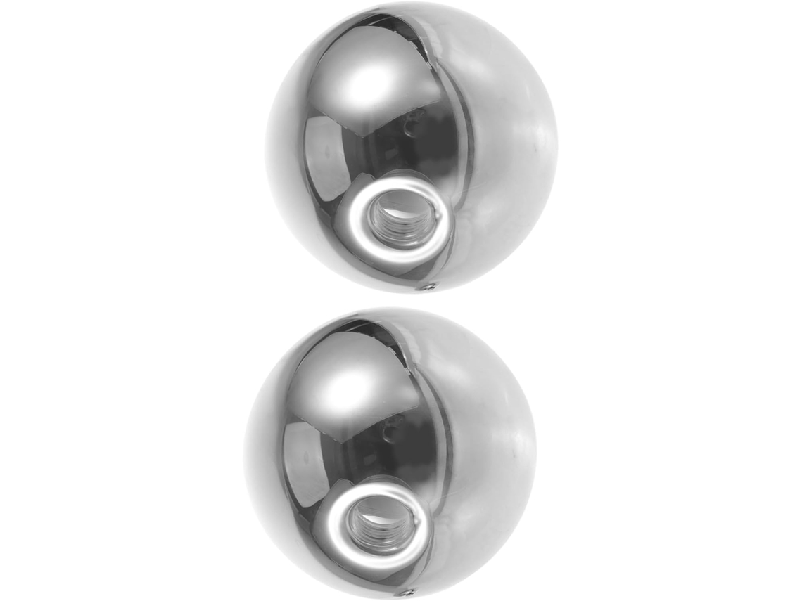 Globo De Cristal Ahumado, Galvanizado, Ø120 Mm, G9, Decorativo Colgante Esférico, 2 Piezas, Repuesto