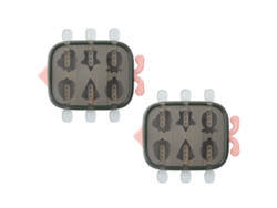 Mini molde para paletas, máquina para hacer helados reutilizable con formas de frutas de dibujos animados para paletas caseras fáciles y divertidas.
