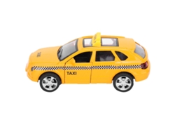 Taxi A Escala 1:32 De Aleación Con Luces Y Sonido, Tracción Retráctil, Regalo Para Niños.
