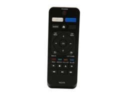 Mando A Distancia De Repuesto Nc278, Ligero, De Abs, Para Bdp2501, Bdp2501 F7 Y Bdp250 F7c1.